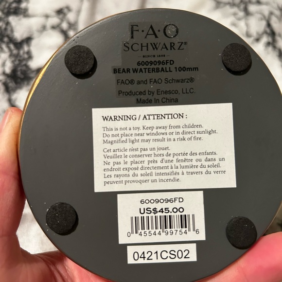 F.A.O Teddy Bear water-globe - Picture 3 of 5